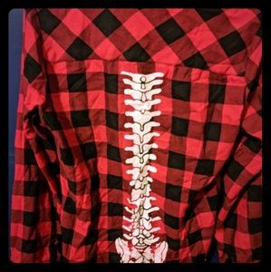 Hottopic red flannel size medium